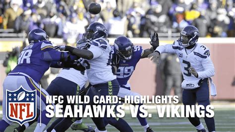 2016 nfc wild card game score|2016 seattle vikings wild card.